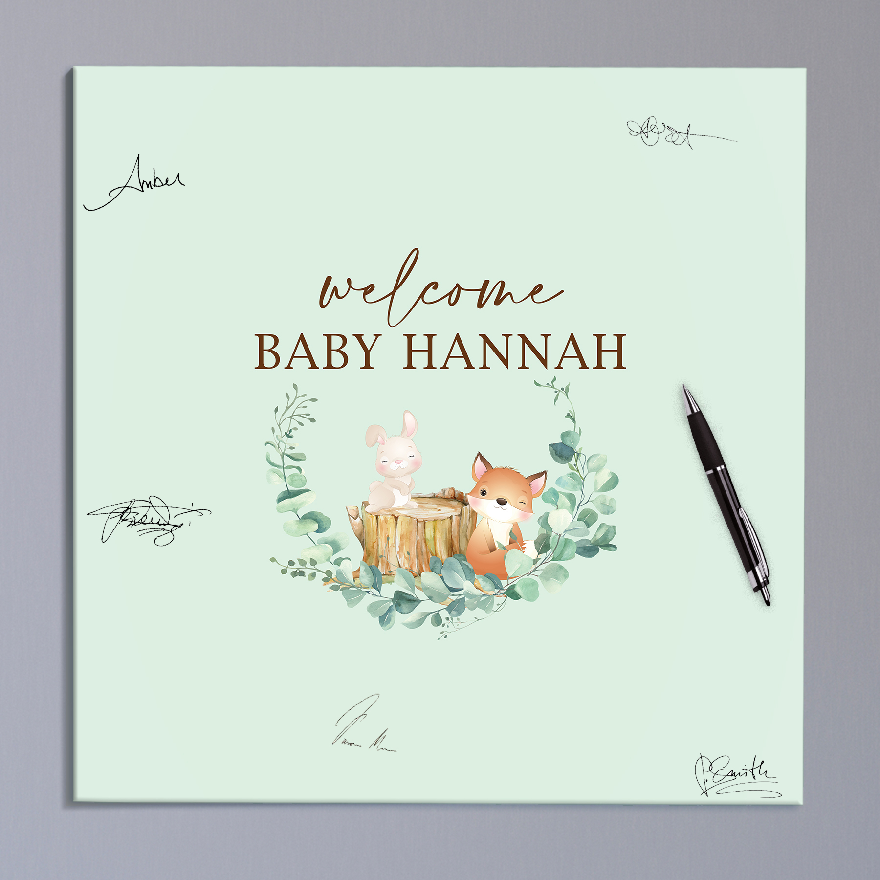 Woodland Alternate Guest Book Canvas 91xxx4X-WL